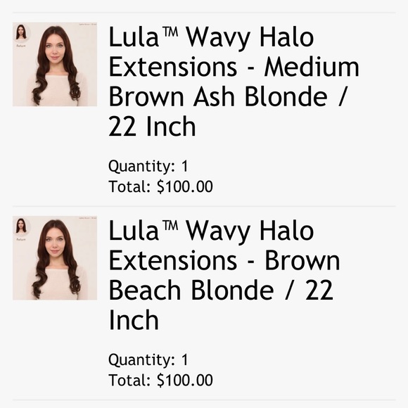 Halo hair extensions. Brand new. Still in packaging. Never used. - Picture 1 of 5